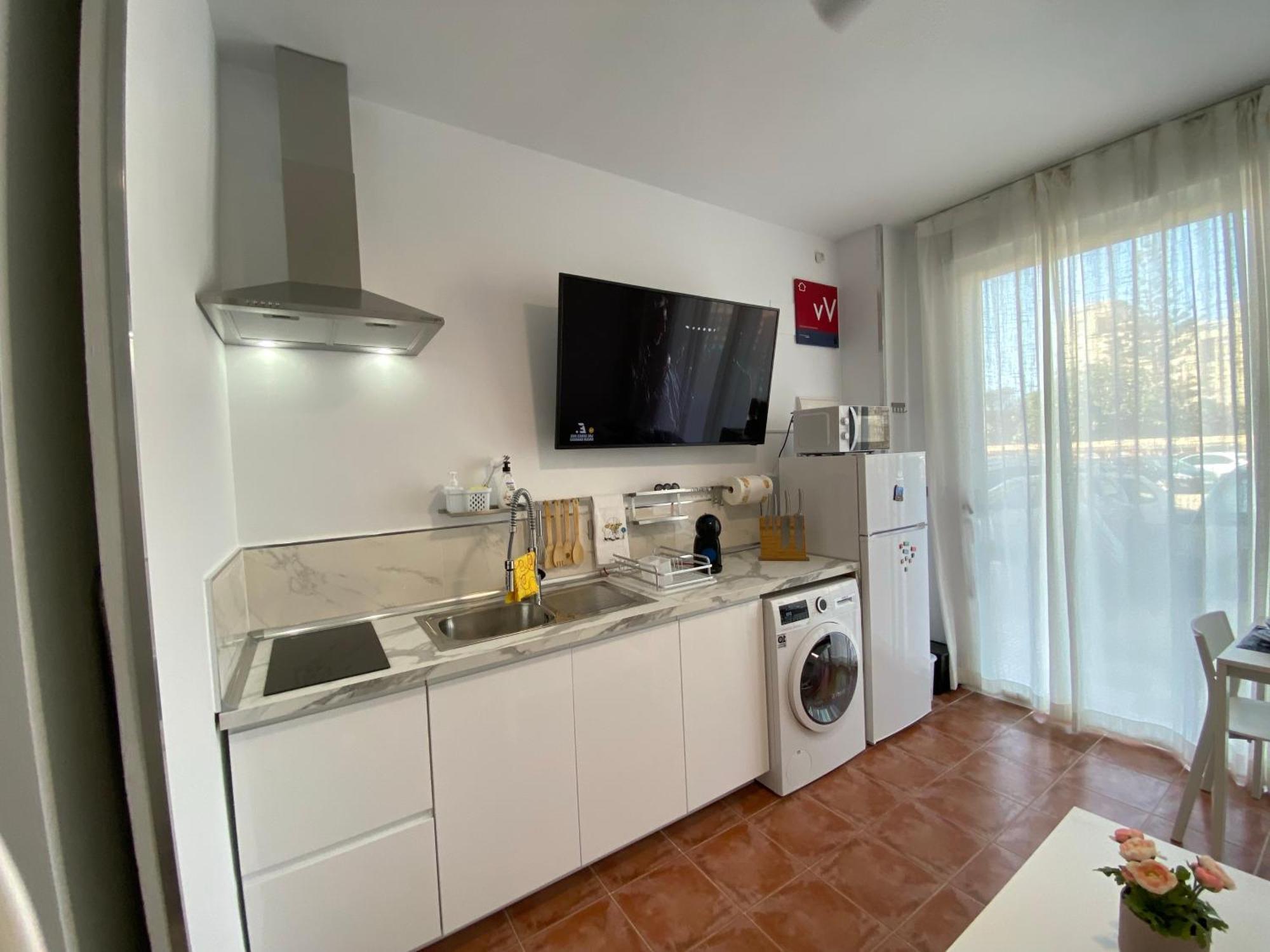 La Manga Km 0, Piso 100m De La Playa - Flat 100m From The Beach, Con Bicis, Piscina, Pádel&tenis Y Más - With Bikes, Pool, Paddle&tennis&more Apartamento